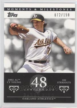 2007 Topps Moments & Milestones - [Base] #49-48 - Barry Zito (2002 AL Cy Young - 182 Strikeouts) /150