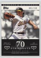 Barry Zito (2002 AL Cy Young - 182 Strikeouts) #/150