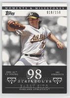 Barry Zito (2002 AL Cy Young - 182 Strikeouts) #/150