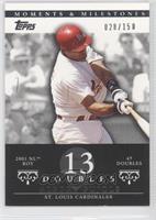 Albert Pujols (2001 NL ROY - 47 Doubles) #/150