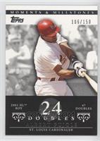 Albert Pujols (2001 NL ROY - 47 Doubles) #/150