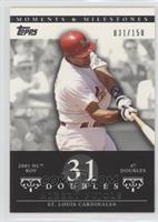 Albert Pujols (2001 NL ROY - 47 Doubles) #/150