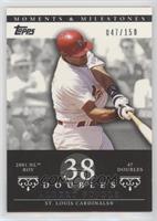 Albert Pujols (2001 NL ROY - 47 Doubles) #/150