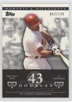 Albert Pujols (2001 NL ROY - 47 Doubles) #/150