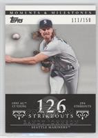 Randy Johnson (1995 AL Cy Young - 294 Strikeouts) #/150