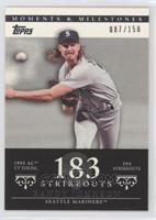 Randy Johnson (1995 AL Cy Young - 294 Strikeouts) #/150