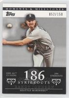 Randy Johnson (1995 AL Cy Young - 294 Strikeouts) #/150