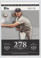 Randy Johnson (1995 AL Cy Young - 294 Strikeouts) #/150