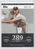 Randy Johnson (1995 AL Cy Young - 294 Strikeouts) #/150