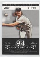 Randy Johnson (1995 AL Cy Young - 294 Strikeouts) #/150