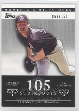 2007 Topps Moments & Milestones - [Base] #55-105 - Randy Johnson (1999 NL Cy Young - 364 Strikeouts) /150