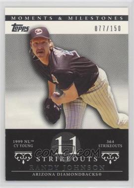 2007 Topps Moments & Milestones - [Base] #55-11 - Randy Johnson (1999 NL Cy Young - 364 Strikeouts) /150