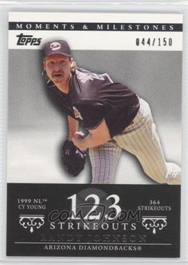 2007 Topps Moments & Milestones - [Base] #55-123 - Randy Johnson (1999 NL Cy Young - 364 Strikeouts) /150