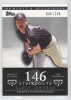 Randy Johnson (1999 NL Cy Young - 364 Strikeouts) #/150