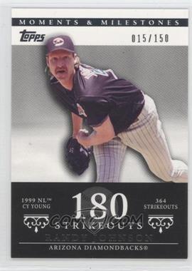 2007 Topps Moments & Milestones - [Base] #55-180 - Randy Johnson (1999 NL Cy Young - 364 Strikeouts) /150