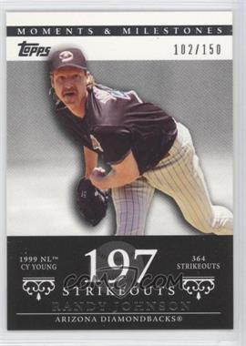 2007 Topps Moments & Milestones - [Base] #55-197 - Randy Johnson (1999 NL Cy Young - 364 Strikeouts) /150