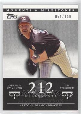 2007 Topps Moments & Milestones - [Base] #55-212 - Randy Johnson (1999 NL Cy Young - 364 Strikeouts) /150