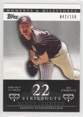 2007 Topps Moments & Milestones - [Base] #55-22 - Randy Johnson (1999 NL Cy Young - 364 Strikeouts) /150