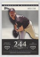 Randy Johnson (1999 NL Cy Young - 364 Strikeouts) #/150