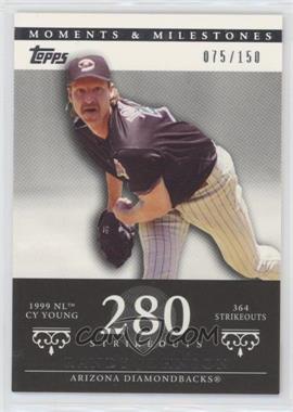 2007 Topps Moments & Milestones - [Base] #55-280 - Randy Johnson (1999 NL Cy Young - 364 Strikeouts) /150