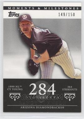 2007 Topps Moments & Milestones - [Base] #55-284 - Randy Johnson (1999 NL Cy Young - 364 Strikeouts) /150