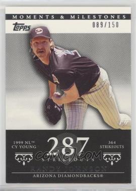 2007 Topps Moments & Milestones - [Base] #55-287 - Randy Johnson (1999 NL Cy Young - 364 Strikeouts) /150