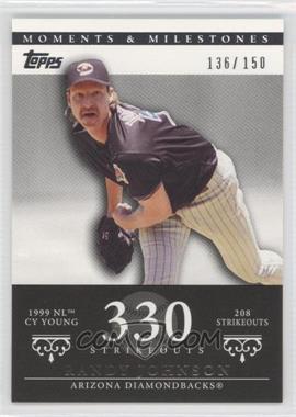 2007 Topps Moments & Milestones - [Base] #55-330 - Randy Johnson (1999 NL Cy Young - 364 Strikeouts) /150