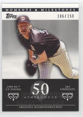 2007 Topps Moments & Milestones - [Base] #55-50 - Randy Johnson (1999 NL Cy Young - 364 Strikeouts) /150