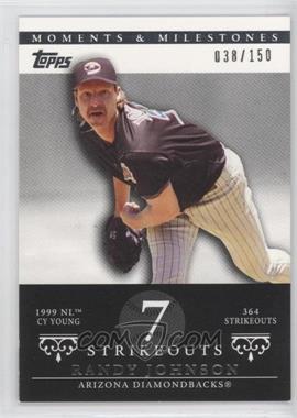 2007 Topps Moments & Milestones - [Base] #55-7 - Randy Johnson (1999 NL Cy Young - 364 Strikeouts) /150