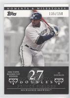 Prince Fielder (2006 Topps Rookie Cup Winner - 35 Doubles) #/150