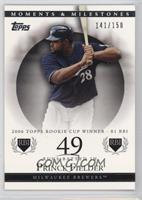 Prince Fielder (2006 Topps Rookie Cup Winner - 81 RBI) #/150