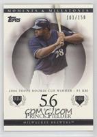 Prince Fielder (2006 Topps Rookie Cup Winner - 81 RBI) #/150