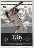 Ichiro (2001 AL MVP/ROY - 242 Hits) #/150