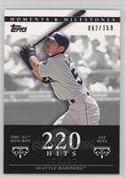 Ichiro (2001 AL MVP/ROY - 242 Hits) #/150