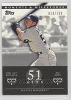 Ichiro (2001 AL MVP/ROY - 242 Hits) #/150