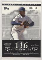 Francisco Liriano (2006 Topps Rookie Cup Winner - 144 Strikeouts) #/150