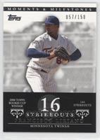 Francisco Liriano (2006 Topps Rookie Cup Winner - 144 Strikeouts) #/150