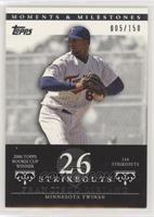 Francisco Liriano (2006 Topps Rookie Cup Winner - 144 Strikeouts) #/150