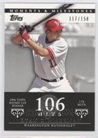 Ryan Zimmerman (2006 Topps Rookie Cup Winner - 176 Hits) #/150