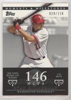 Ryan Zimmerman (2006 Topps Rookie Cup Winner - 176 Hits) #/150