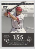 Ryan Zimmerman (2006 Topps Rookie Cup Winner - 176 Hits) #/150