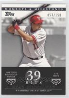 Ryan Zimmerman (2006 Topps Rookie Cup Winner - 176 Hits) #/150