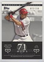 Ryan Zimmerman (2006 Topps Rookie Cup Winner - 176 Hits) #/150