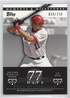 Ryan Zimmerman (2006 Topps Rookie Cup Winner - 176 Hits) #/150