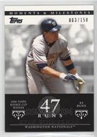 Ryan Zimmerman (2006 Topps Rookie Cup Winner - 84 Runs) #/150