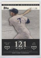 Mickey Mantle (1957 AL MVP - 173 Hits) #/150