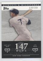 Mickey Mantle (1957 AL MVP - 173 Hits) #/150