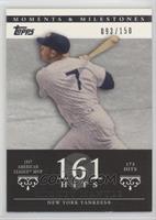 Mickey Mantle (1957 AL MVP - 173 Hits) [Noted] #/150