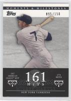 Mickey Mantle (1957 AL MVP - 173 Hits) #/150