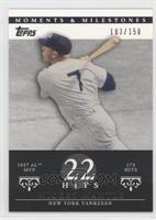 Mickey Mantle (1957 AL MVP - 173 Hits) #/150